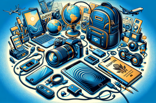 Assorted portable tech gadgets