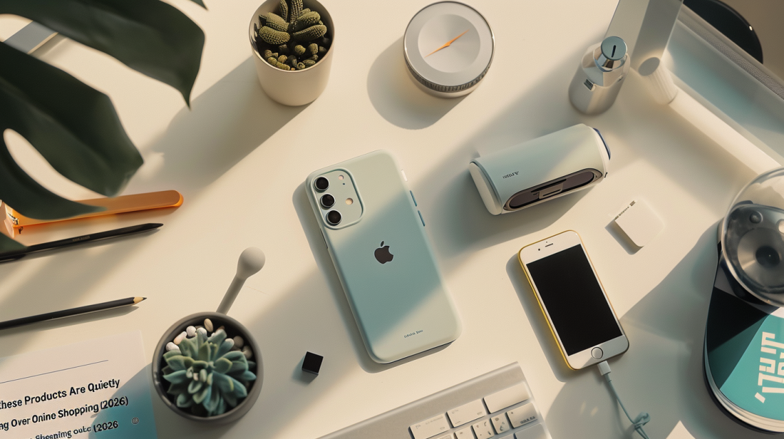 Modern workspace with tech gadgets