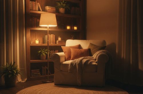 🙋 Frequently Asked Questions (FAQ) Q: Does changing light bulbs really reduce stress? A: Absolutely. Lighting directly affects your circadian rhythm. Harsh "cool white" or blue light suppresses melatonin production, keeping your brain in a high-alert state. Switching to warm 2700K bulbs mimics the evening sun, signaling your nervous system to downshift and start the relaxation process. Q: What is the most affordable way to make a room feel "cozy" instantly? A: Beyond lighting, the "Textural Layering" technique is the cheapest fix. Draping a soft, chunky knit blanket over a structured chair or adding a high-pile rug softens the visual lines of a room, making it feel more "nest-like" and safe without spending a fortune on new furniture. Q: Can scents actually improve my home’s comfort level? A: Yes. Your olfactory system is directly linked to the limbic system, which controls emotions and memory. Using specific scents like lavender for sleep or citrus for focus creates "sensory anchors." This helps your brain recognize that it’s time to relax the moment you walk through the door. Q: Do I need to buy expensive acoustic panels to reduce room echo? A: Not at all. Standard home decor like heavy curtains, open bookshelves, and even large indoor plants act as natural sound diffusers. These items break up sound waves and absorb "noise bounce," making your living space feel much quieter and more private.