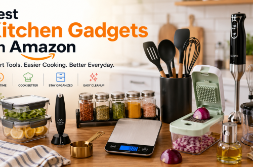 Variety of kitchen tools and gadgets