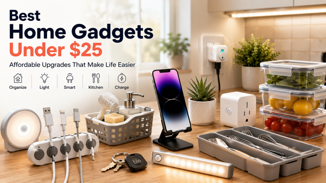 Affordable home gadgets for convenience