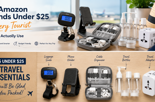 Travel essentials under $25 showcased
