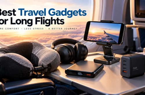 Travel gadgets for comfortable flights