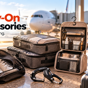 Travel accessories for efficient packing.