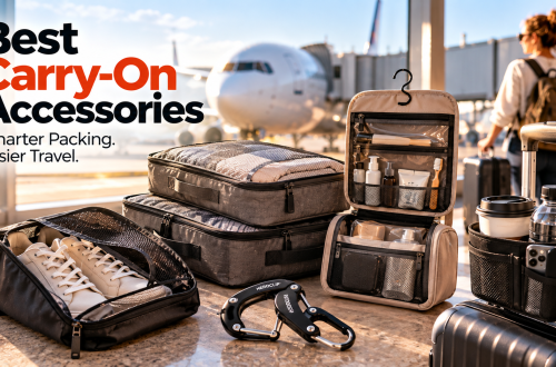 Travel accessories for efficient packing.